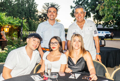 Alex Carrasco, John Oviedo, William Oviedo, Ignacia Elgueta y Lilian Rodríguez