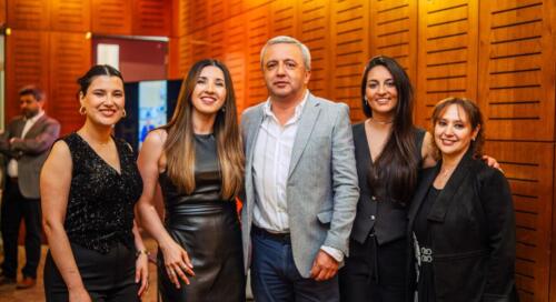 Aracely Gutiérrez, Elizabeth Bustos, Ricardo Sagardía, Danae Castillo y Erika Hermosilla