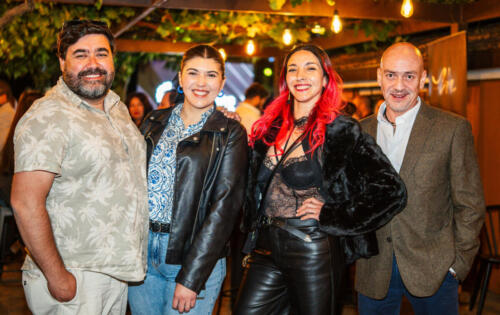 Carlos Carlson, Marcela Torres, Claudia Tello y Juan Sáez