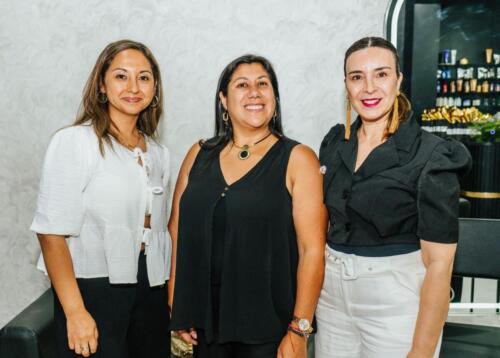 Carol Fuentes, Claudia Yáñez y Ethel Redel