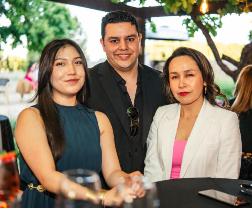 Catalina Díaz, Francisco Espinoza y Jessica Espinoza