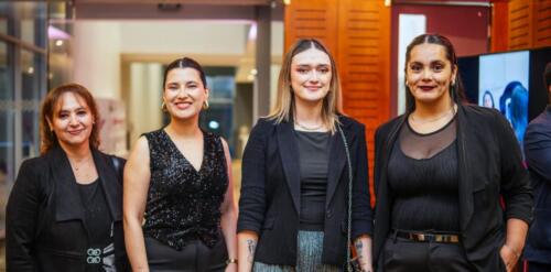 Erika Hermosilla, Aracely Gutiérrez, Camila Guzmán y Ana Quintana