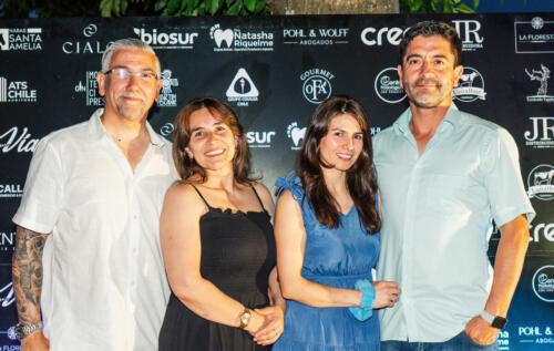 Germán Rotter, Roxana Krumell, Daniela Acuña y Franz García