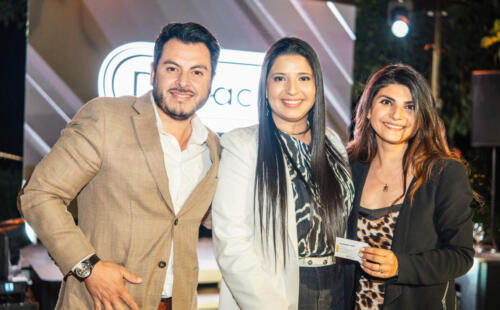 Gonzalo Bravo, Fernanda Abos Padilla y Valentina Verdejo