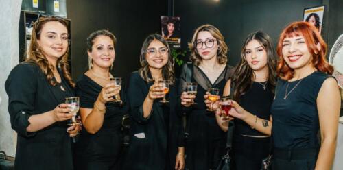 Javiera Arias, Viviana Canario, Nayarett Campos, Francisca Alveal, Rocío Saldias y Catalina Águila