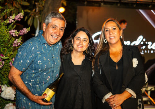 John Oviedo, Daniela Tapia y Soledad Durán