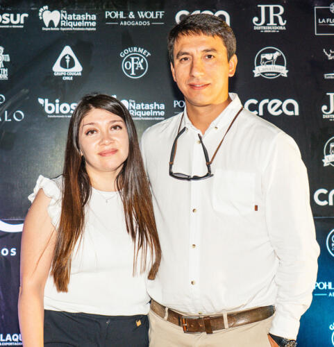 Katherine Castillo y César Rebolledo