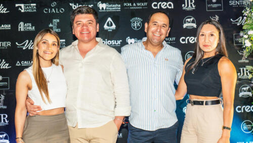 Nancy Muñoz, Cristian Sobarzo, Rodrigo Mella y Yaritza Osses