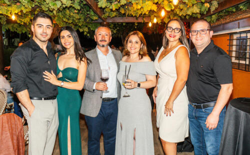 Nicolás Laucirica, Natacha García, Andrés Arancibia, Katherine Díaz, Viviana Peña y Félix Falcón