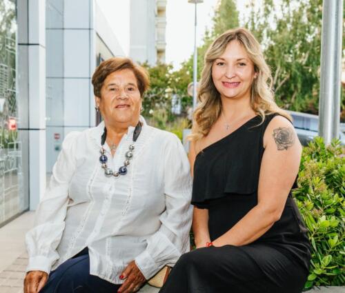 Rosa Villa y Pamela González