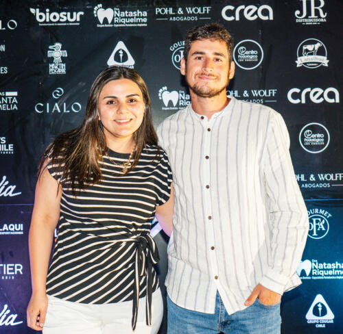 Sofía Villagrán y Sebastián Rebolledo