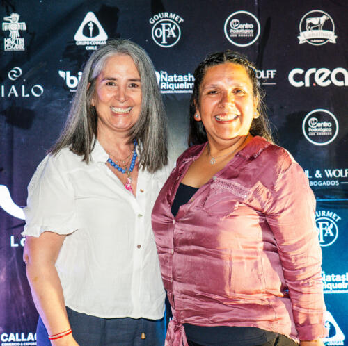 Verónica Concha e Iris Sánchez